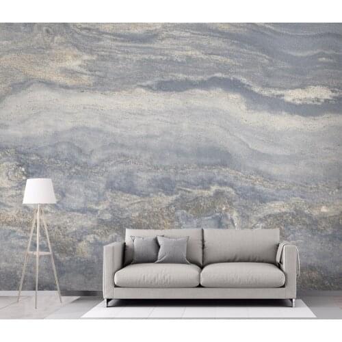 Bacaz Luxurious Print Blue Texture Marble Wallpaper Murals 3d Wall Photo Mural for Bedroom 3d Wall Murals 3D Marble Wall paper