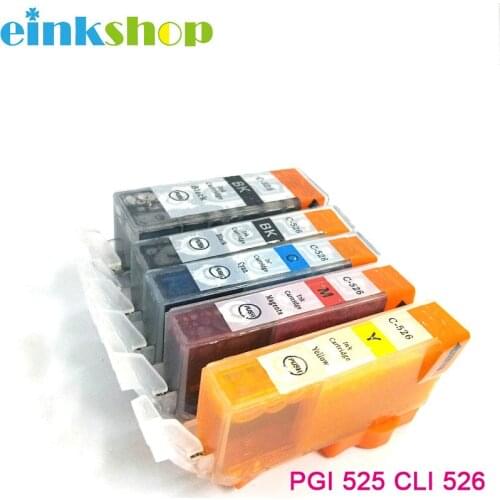 Einkshop PGI 525 CLI 526 Compatible CartridgePGI-525 CL For Canon PIXMA iP4850 iP4950 MG5150 MG5250 MG6150 MG8150 MX885 MG5350