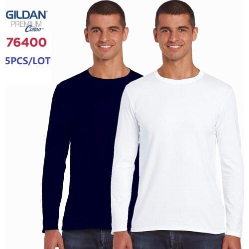 Мужские длинные футболки GILDAN China At AliExpress