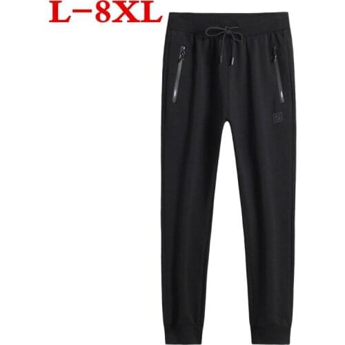 Jogger 8XL plus size Casual Brand Men Hip Hop Harem Male Trousers Mens Joggers Solid Pants Sweatpants