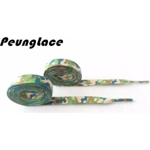 Quality 115cm Polyester Shoelaces Flat Printed Shoelaces