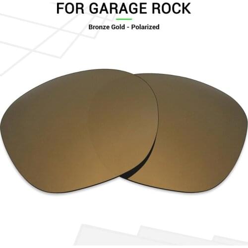 Mryok Anti-Scratch POLARIZED Replacement Lenses for Oakley Garage Rock Sunglasses Bronze Gold