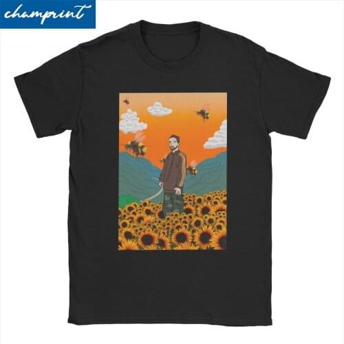 Flower Boy Robert Men T Shirts Robert Pattinson Standing Meme Vintage Tees Short Sleeve T-Shirt Cotton Plus Size Clothes