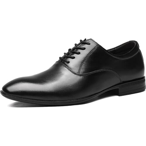Size 49 Classic leather shoes Mens Dress shoes Genuine leather formal shoes men Business office shoes oxford shoes for men shoes