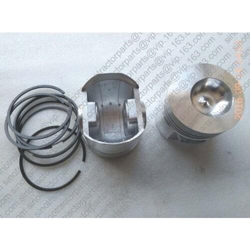 Set of piston with piston rings for Xinxiang Huanghe TY290X / TY295X / XN2100 for Jinma or Weituo tractor, part number