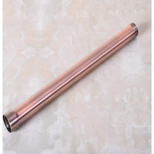 320mm Extension Tube Pipe Rod Set For Rain Shower Faucet Set (G3/4" connection) Antique Red Copper Bathroom accessory aba702