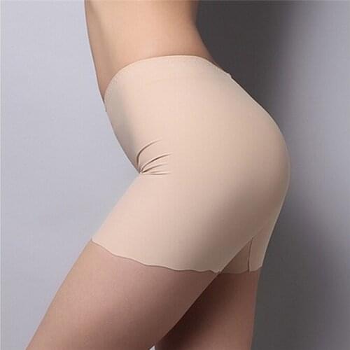 Safety Short Pants Under Skirts For Women Boyshorts Panties Seamless Big Size Female Safety Boxer Panties Underwear