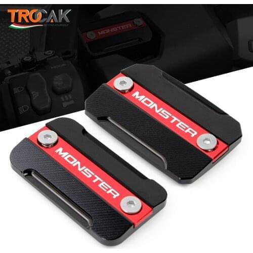 New Creative Brake Lever Cover Fits For FOR DUCATI Hypermotard Monster 796 696 695 Front Brake fluid Reservoir Cap Cover
