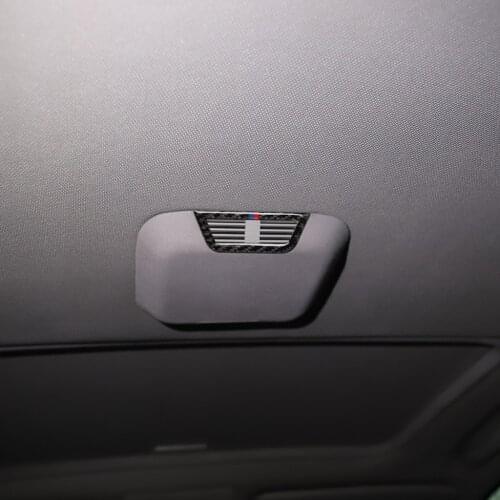 It Is Suitable For BMW 1998-2005 E46 The Carbon Fiber Interior accessories Rear Roof Vent / 2 Pieces.Red. Solid Color. BMW Color