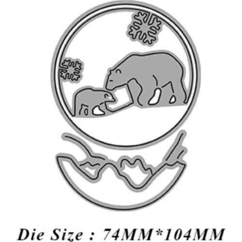 Five-pointed Star Round Frame New Metal Cutting Dies for 2021 Scrapbooking Edge No Stamps Crafts Decoration Cutter Cardmaking