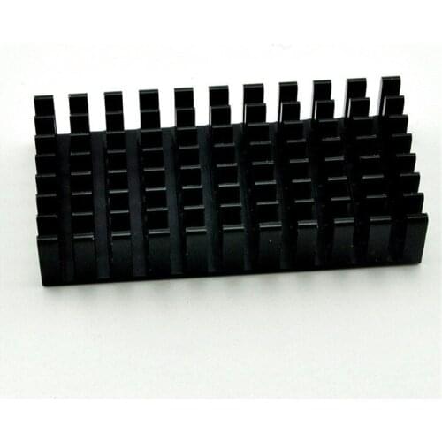 Aluminum alloy 50*25*10MM High quality heat sink radiator heat sink Black fin