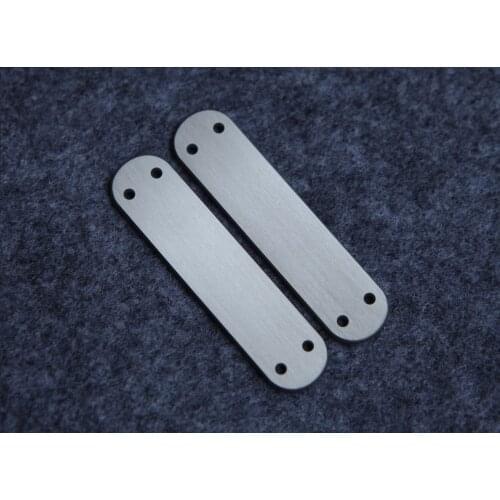 Hand Made Titanium Alloy Scales with Brass Rivet for 58mm Victorinox Swiss Army Knife