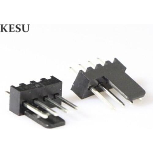 High Quality Black plastic shell 2.54mm 2510 3PIN 4PIN 3-pin 4-pin (3+1) connector scoket for PC PC computer ATX 2540 fan Power