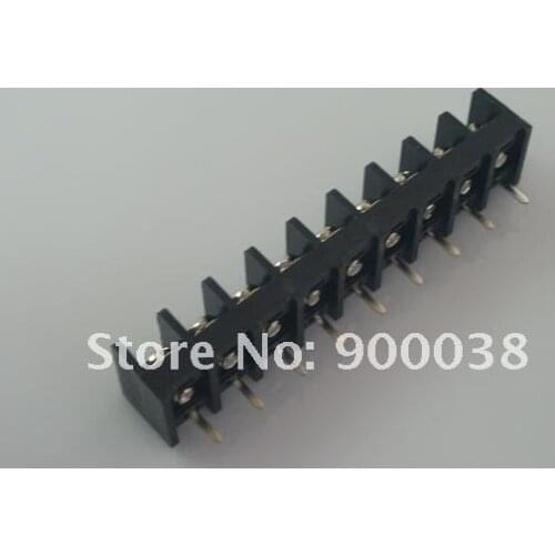 2pcs Barrier terminal block 9.5mm pitch 9 Pin 300V 30A through hole mount PCB straight type