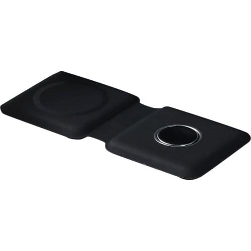 2 In 1 Dual Fast Wireless Megnetic Charger Pad For IPhone 12 PRO MAX AirPods Pro/Watch Series Induction Charging Dock Station