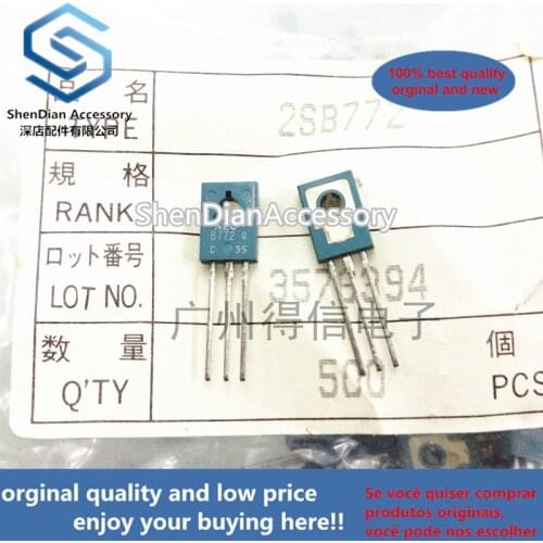 10pcs 100% new and orginal 2SB772Q B772 TO-126 PNP Silicon Medium Power Transistor in stock