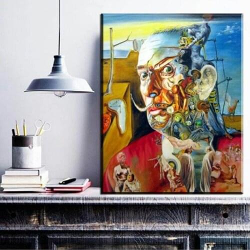 Full Drill Square/Round Diamond Embroidery 5D Diy Diamond Painting Salvador Dali 3D Picture Stitch Cross 3D Mosaic Needlework