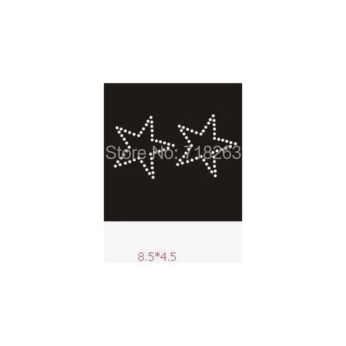 Free shipping hotfix stones and crystals for clothes stars design transfer for kids in size CM