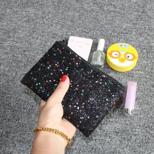 Pu leather coin card case Fashion Portable Travel Cosmetic Bag Women Casual Ladies Cosmetic Bags Makeup Pouch Neceser Toiletry