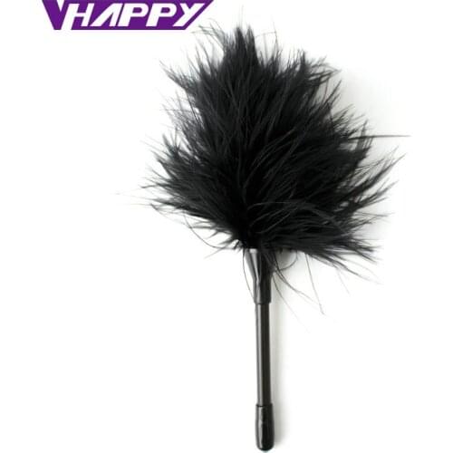 Hot Classic style Teasing Feather Sex Couples Game Tickling Feather rods Erotic Adult Products Sex Flirt Toys VP-Ff010006A