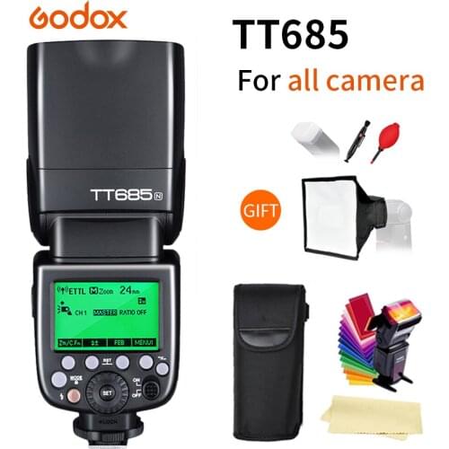 Godox TT685 TT685C/N/S/F/O 2.4G TTL High-speed sync 1/8000s GN60 Flash Speedlite for Canon Nikon Sony Fuji Olympus DSLR Camera