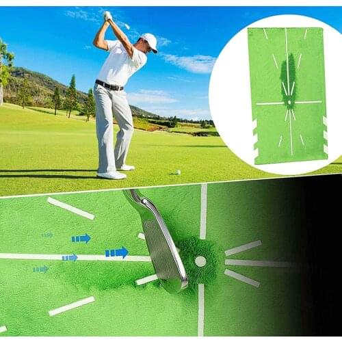 Golfs Training Hitting Mat Flannel Golfs Training Aid Pad Simulators Game Home Office Outdoor Use 30x60cm SAL99