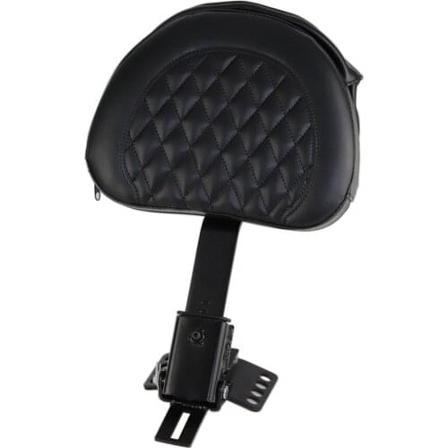 Adjustable Plug-in Driver Rider Seat Backrest Pocket Pad Kit For Harley Touring Road King Street Electra Glide 1997-2016 2015