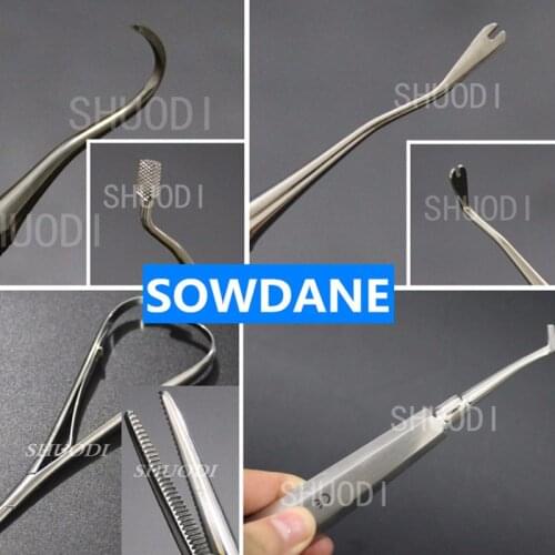 4 Pcs Set Dental Orthodontic Mathieu Needle Holder Ligature Director Placer Band Pusher Brace Positioning Dental Surgical Tool