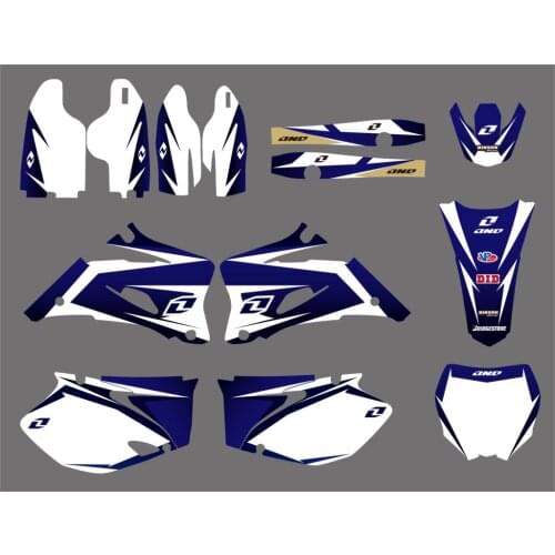 New Style TEAM GRAPHICS & BACKGROUNDS DECALS STICKERS For Yamaha YZ250F YZ450F 2006-2009 YZ 250F 450F YZF250 YZF450