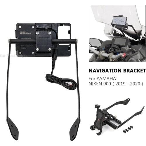 NIKEN 900 Motorcycle windshield Stand Holder Phone Mobile Phone GPS Navigation Plate Bracket For YAMAHA NIKEN 900 2019 gps kit