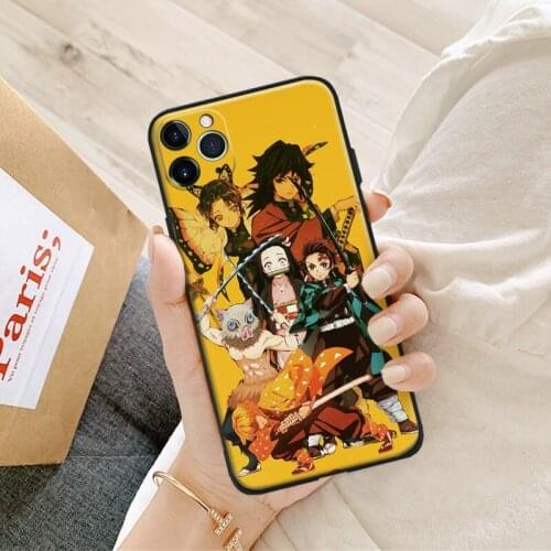 Demon Slayer Kimetsu no Yaiba anime poster For iPhone se 6 6s 7 8 plus x xr xs 11 pro max soft silicone phone case cover shell