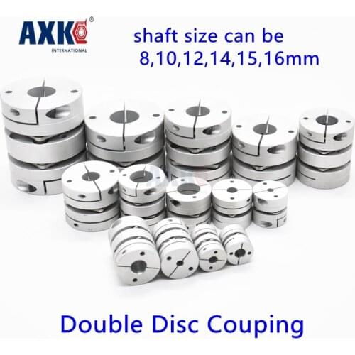 2021 Sale Axk New Dia. 39mm 8mm, 10mm, 12mm, 14mm, 15mm, 16mm Aluminum Alloys Double Diaphragm Disk Coupling Motor Disc Coupler