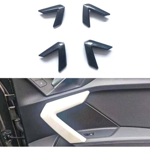Car Interior Door Handle Grab Decoration Strip Trim For Audi A3L 2021 Auto Accessories Styling 4pcs