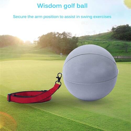 Outdoor Golf Swing Trainer Ball PVC Smart Inflatable Ball Fixed Arm Posture Corrector Putter Practice Auxiliary Golf Accessories