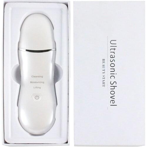 Ultrasonic peeling machine iontophoresis ems micro-current multifunctional beauty equipment facial pore cleaning instrument