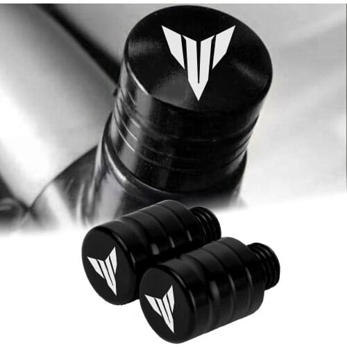 1 pair CNC Aluminum M10X1.25 Motorcycle Mirror Hole Plug Screw For YAMAHA MT03 MT01 MT07 MT09 FZ09 FZ07 MT125 MT25 MT10 LOGO MT
