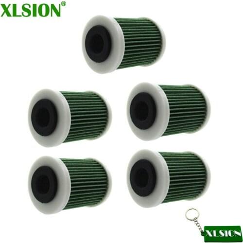 XLSION 5pcs/6pcs/10pcs Fuel Filter Element For Yamaha VZ/F 150-200-225-250-300-350 6P3-WS24A-01-00 Sierra 18-79809