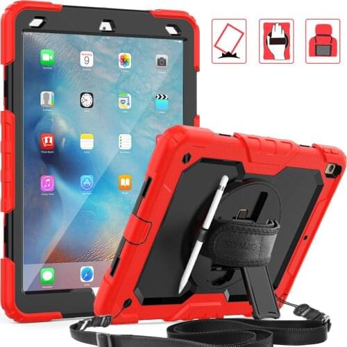 Protective Case for iPad Air 3 cases 10.5 inch 2019 Cover Funda Shockproof With 360 Rotate Wrist&Neck Straps for iPad Pro 10.5