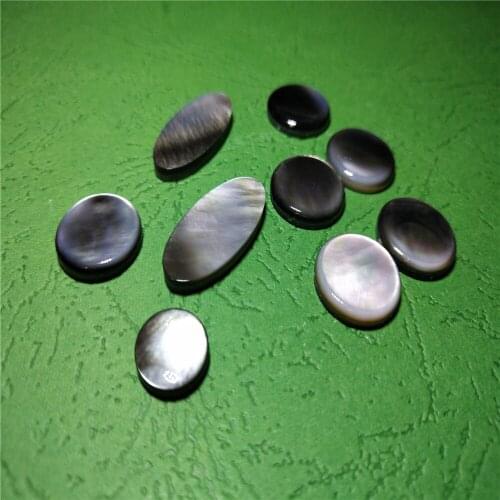1 set =9 pcs Soprano alto tenor saxophone button natural shell Black shell Sax Keypad JI YIN