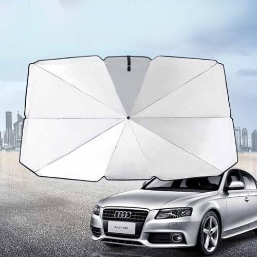 1PCS Car UV Cover Sunshade Heat Insulation Front Window Interior Protection Foldable Car Windshield Sun Shade Umbrella