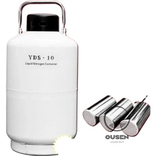3/6/10/15/30L Liquid Nitrogen Container Cryogenic Tank Dewar Liquid Nitrogen Container with Liquid Nitrogen Tank YDS-10