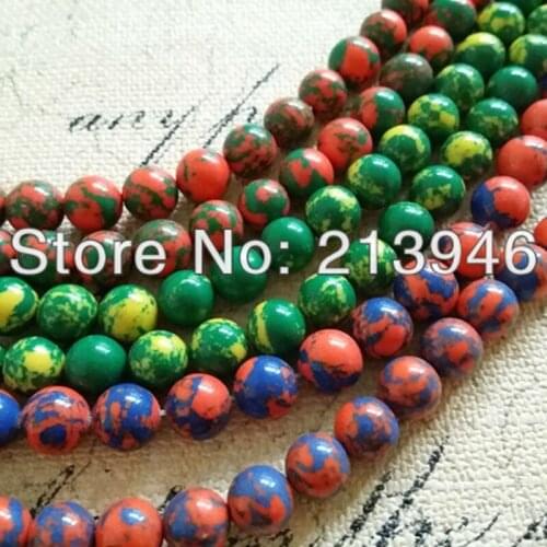 3Strands/Pack 8MM Mix 3 Colors Jewellery Bead Semi-precious Stone Jewelry Beads
