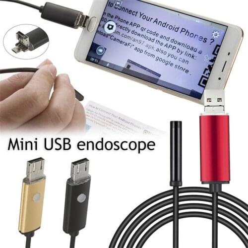 7MM 2-in-1 USB Endoscope 480P Android Smartphone Laptop Micro Camera Mobile Phone Accessories For Samsung Huawei Windows