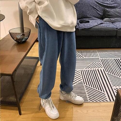 Alieeking Men's Corduroy Trousers