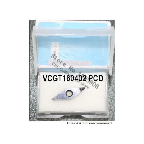Free shipping 2PCS VCGT160402 PCD Diamond inserts ,Carbide Milling Inserts,CNC Insert, Turning insert For SVQCR/ SVUCR / SVXCR