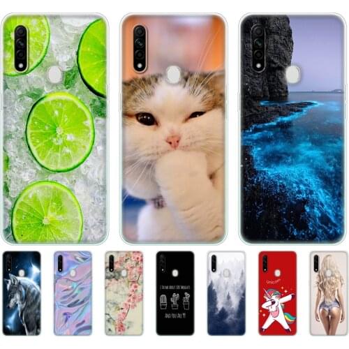 For OPPO A31 Case Soft Silicon TPU Back cover For Oppo A 31 2020 OppoA31 CPH2015 Bumper 6.5inch Skin shockproof cute cartoon