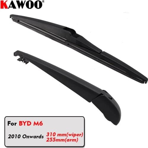 KAWOO Car Rear Wiper Blades Back Window Wipers Arm For BYD M6 Hatchback (2010 Onwards) 310mm Auto Windscreen Blade Accessories