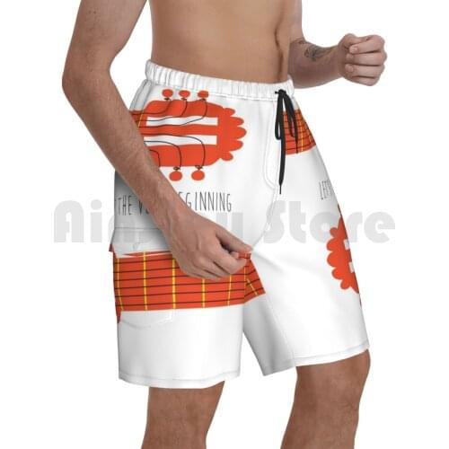 Guitar Sound Of Music Beach Shorts Men Beach Pants Swimwear Sound Of Music Quote Lyrics Guitar Sound Of Music Julie