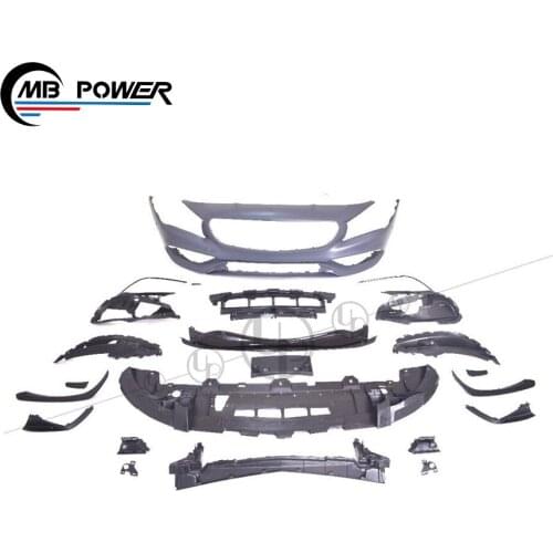 2020 CLA CLASS W117 CLA45 body kit for cla200 cla220 cla260 to CLA45 style with front bumper headlamp and tailights