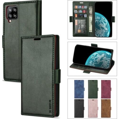 Leather Wallet Case For Samsung Galaxy A42 A32 A22 A12 A52 A72 A82 A11 A21 A31 A41 A51 A71 A70 A50 A40 A30 A20 A10 Phone Cover